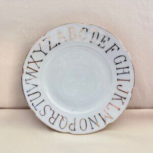 Vintage Children's ABC Plate